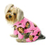 Silly Monkey Fleece Turtleneck Dog Pajamas Pink