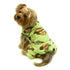Silly Monkey Sleeveless Fleece Dog Pajamas Lime