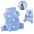 Snowman & Snowflake Flannel Dog Pajamas