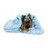 Snuggle Pup Dog Blanket Sleeping Bag Rosebud Baby Blue