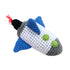 Space Ship Crochet Dog Toy