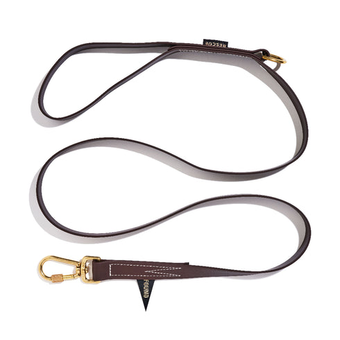 Standard Water Resistant Dog Leash Brown
