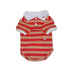 Striped Polo Dog Shirt
