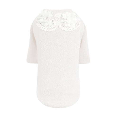 Sweet Magnolia Dog Sweater Cream