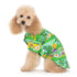 Tropical Island Dog Shirt Green