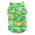 Tropical Island Dog Shirt Green