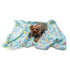 Ultra Plush Colorful Hearts Dog Blanket Blue