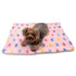 Ultra Plush Colorful Hearts Dog Blanket Pink