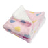 Ultra Plush Colorful Hearts Dog Blanket Pink