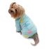 Ultra Plush Colorful Hearts Turtleneck Dog Pajamas Blue