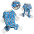 Ultra Soft Minky Silly Shark Dog Pajamas