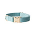 Velvet Dog Collar 'Blue'