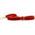 Velvet Essential 1" Dog Collar Rust Large