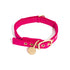 Washable Velvet Dog Collar Pink