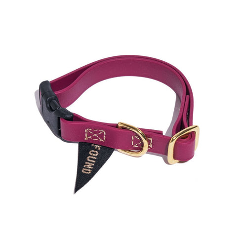 Water Resistant Dog Collar Berry