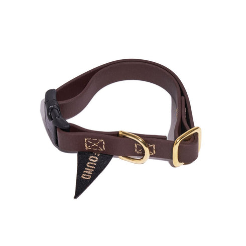 Water Resistant Dog Collar Brown