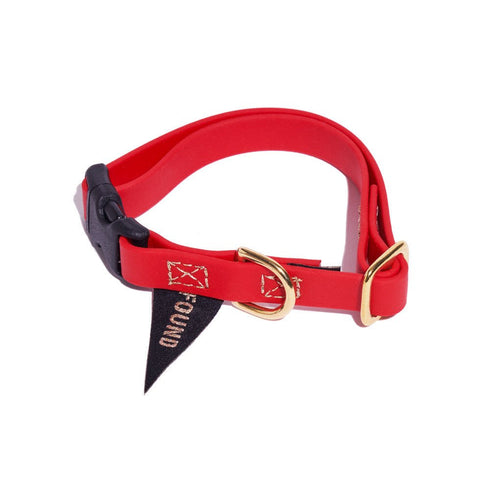 Water Resistant Dog Collar Red