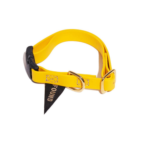 Water Resistant Dog Collar Yellow