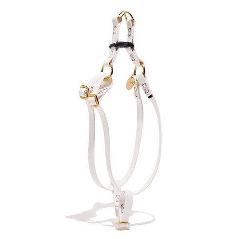 Water Resistant Dog Harness White
