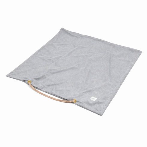 Waxed Cotton Canvas Dog Bed Cover Grey