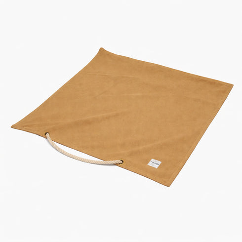 Waxed Cotton Canvas Dog Bed Cover Khaki