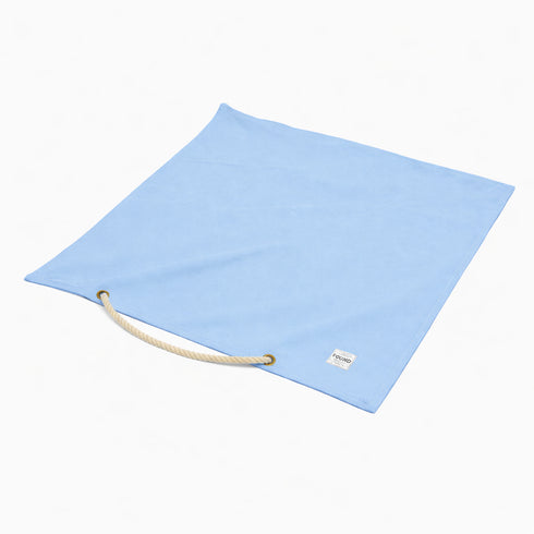 Waxed Cotton Canvas Dog Bed Cover Light Blue