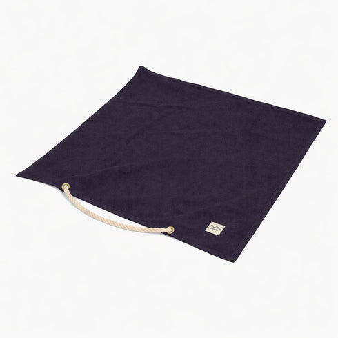 Waxed Cotton Canvas Dog Bed Cover Navy