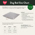 Waxed Cotton Canvas Dog Bed Grey