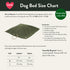Waxed Cotton Canvas Dog Bed Olive