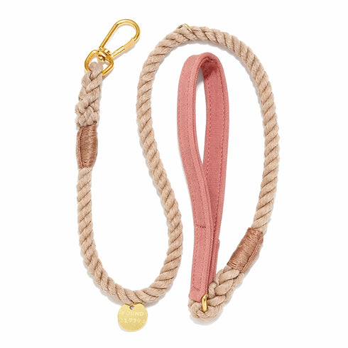 Waxed Cotton Canvas Dog Leash Nantucket