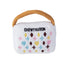 White Chewy Vuiton Handbag Dog Toy