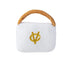 White Chewy Vuiton Handbag Dog Toy