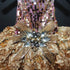 All That Glitters Pink And Gold Sequin Holiday Dog Dress