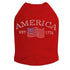 America Rhinestone Dog Tank