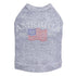 America Rhinestone Dog Tank