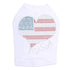 American Heart Rhinestone Dog Tank