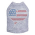 American Heart Rhinestone Dog Tank
