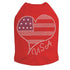 American Heart Rhinestone Dog Tank