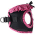 American River Dog Harness Hot Pink And Black Polka Dot