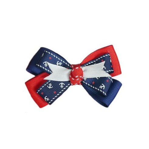 Anchor Dog Collar Slider Navy