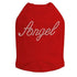 Angel Rhinestone Dog Tank