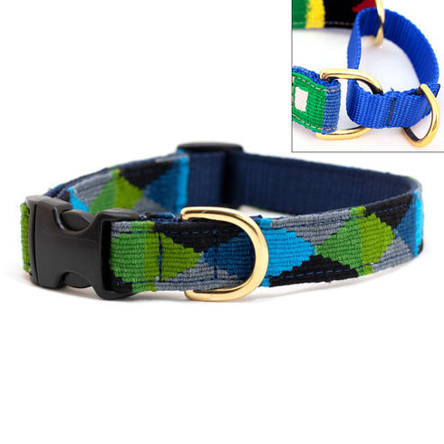 Argyle Martingale Dog Collar