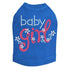 Baby Girl Flower Rhinestone Dog Tank