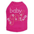 Baby Girl Flower Rhinestone Dog Tank
