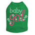 Baby Girl Flower Rhinestone Dog Tank