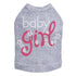 Baby Girl Flower Rhinestone Dog Tank