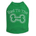 Bad To The Bone Rhinestone Dog Tank