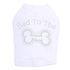 Bad To The Bone Rhinestone Dog Tank