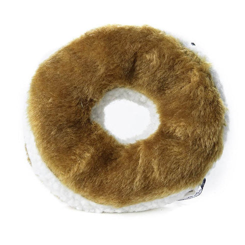 Bagel And Cream Cheese Dog Toy