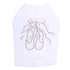 Ballet Slipper Rhinestone Dog Tank